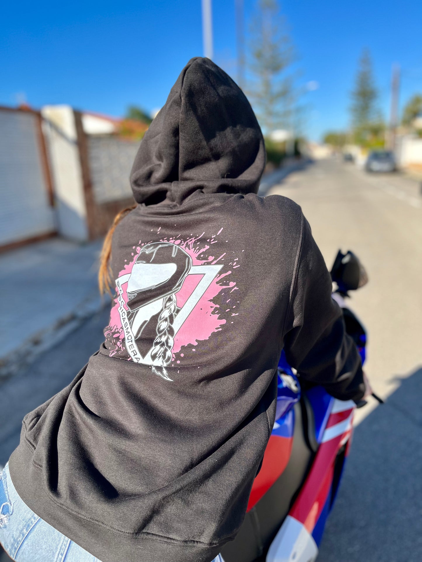 SUDADERA UNISEX ROSA