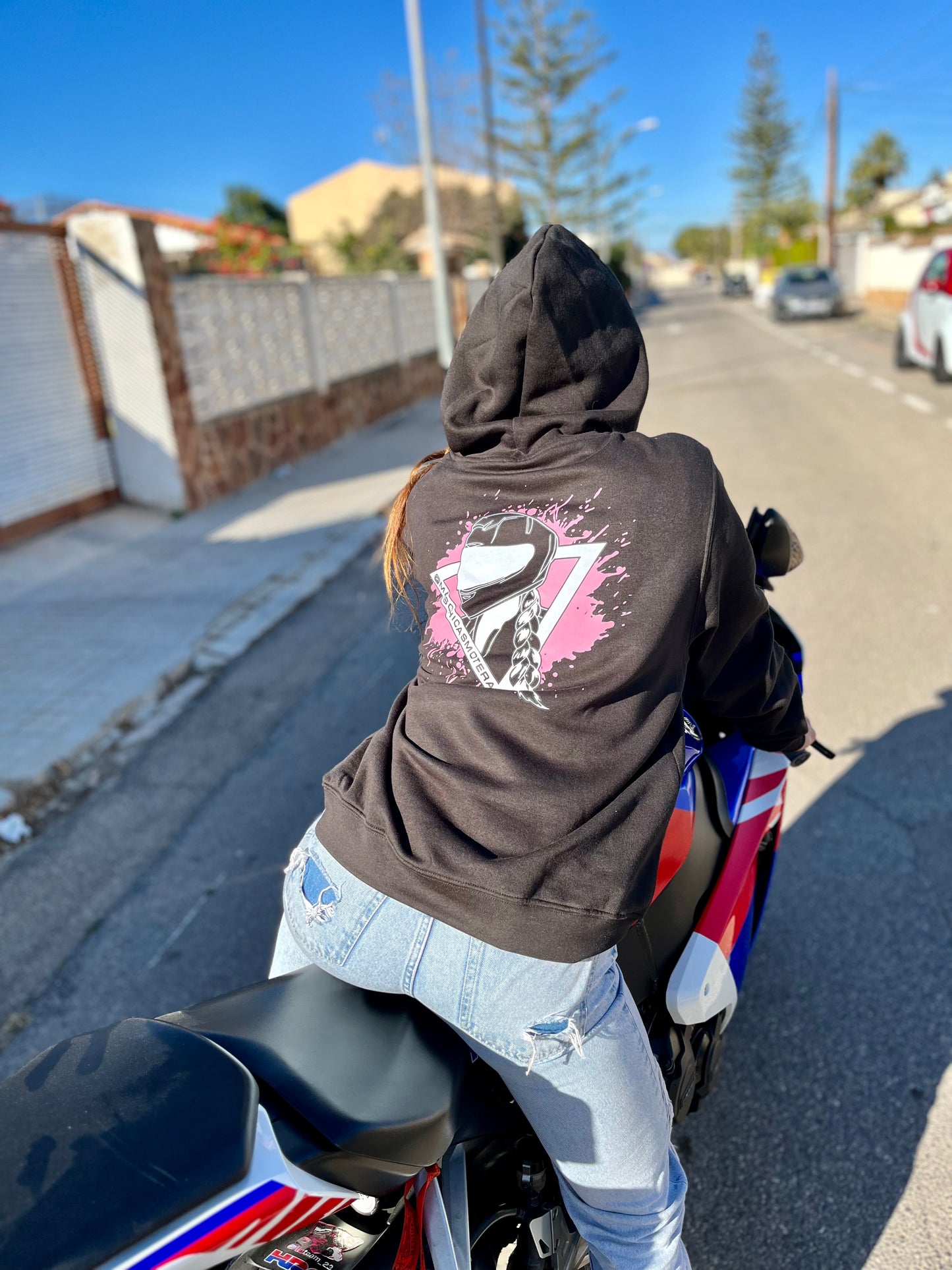 SUDADERA UNISEX ROSA