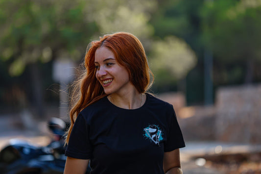 CAMISETA CHICA AZUL